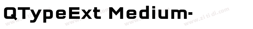 QTypeExt Medium字体转换